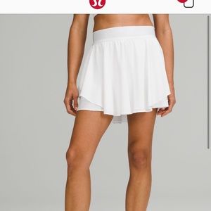 Court Rival 17” White Lululemon Skirt